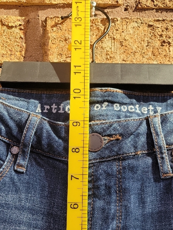 Articles Of Society Sarah Skinny Stretch Dark Wash Skinny Jeans Size 26 - Picture 8 of 12